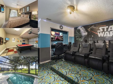 Vacation rental near Disney managed by Orlando rent a villa with screened in private pool and spa