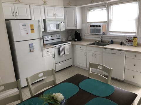 Fully stocked kitchen