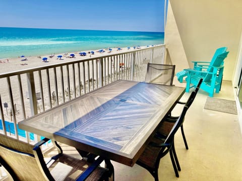 Plenty of seating on our balcony!