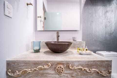 Standard Room, 2 Double Beds | Bathroom sink