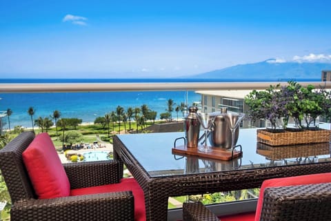 Toast to the sunset with island skies all around