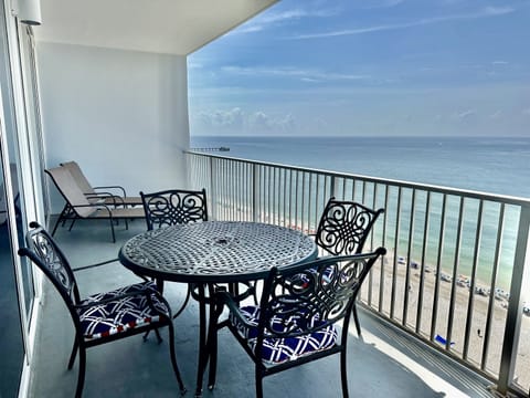What a VIEW! And, plenty of seating on this balcony.