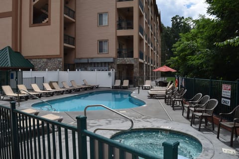Pool and Hot Tub Area