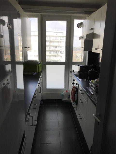 Apartment, 1 Bedroom | Private kitchen | Full-size fridge, microwave, oven, stovetop