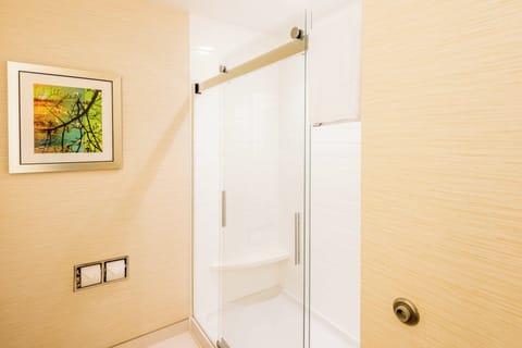 Suite, 1 King Bed with Sofa bed | Bathroom | Free toiletries, hair dryer, towels