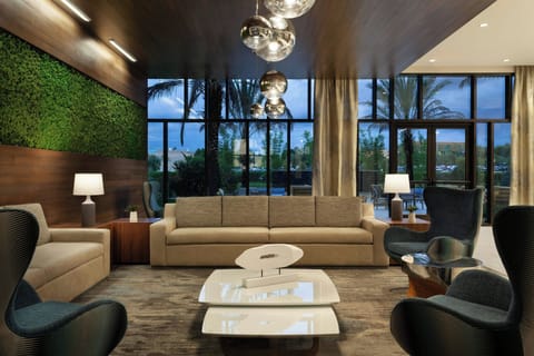 Lobby lounge, pool views, open daily