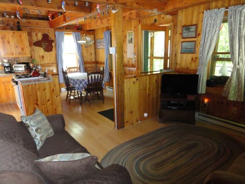 Cable TV, Stereo, and DVD.