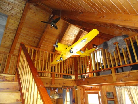 Catwalk. Look down to first floor, excluding master bedroom and bath.