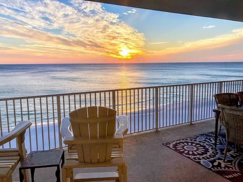 Amazing sunsets from the spacious balcony