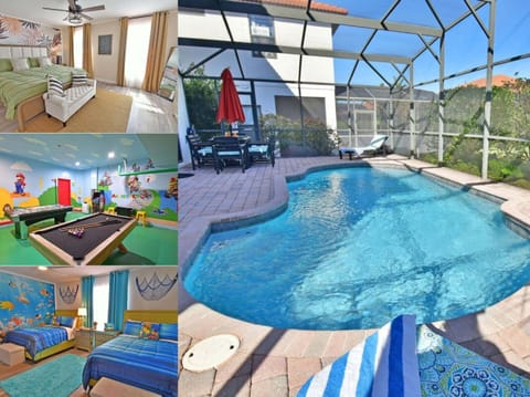 Vacation rental near Disney managed by Orlando rent a villa with a screened in private pool
