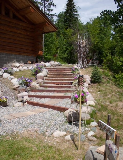 Nice yard for playing games.