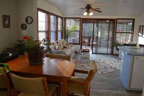 Dining, Sunroom and Deck