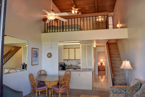 View into upsairs loft