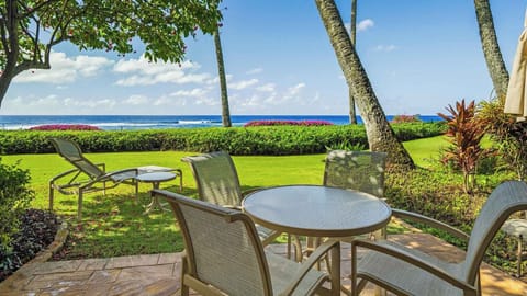 Poipu Kapili Resort #07 - Oceanfront Dining Lanai - Parrish Kauai