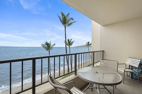 Step onto your private balcony and soak up stunning ocean views. Sip morning coffee or unwind as palm trees sway and waves gently lap the shore below.