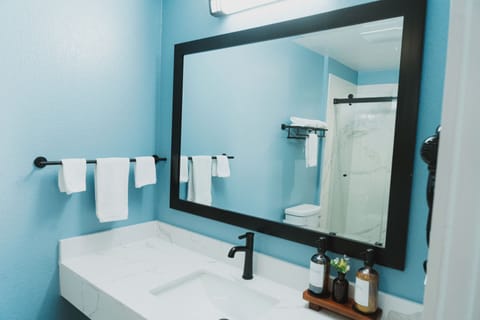 Standard Room, 1 King Bed | Bathroom | Free toiletries, hair dryer, towels