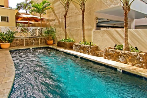 Outdoor pool, free cabanas