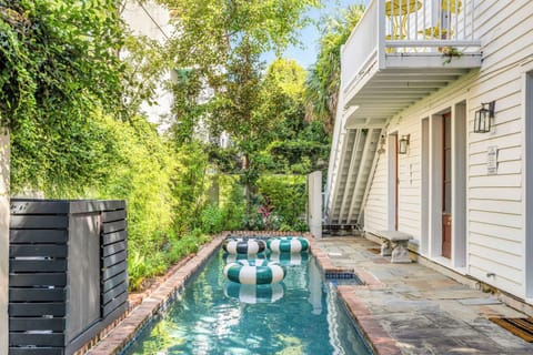 Enjoy a refreshing swim in our heated, saltwater pool, the perfect spot to relax and unwind.