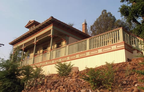 The John Riordan House, at the top of the town ofJerome.