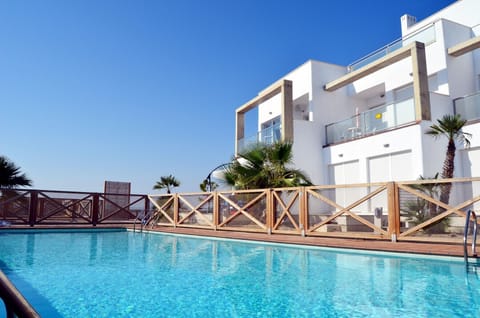 Family apartment for rental with large outdoor swimming pool