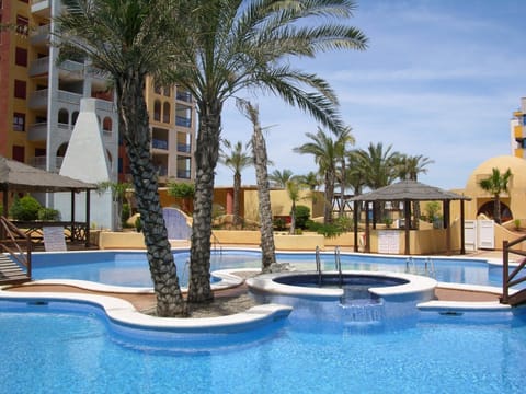 One of the lovely swimming pool at Verdemar apartment and is perfectly ideal for relaxing.