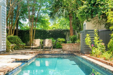 Enjoy a refreshing swim in our heated, saltwater pool, the perfect spot to relax and unwind.