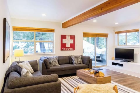 Living Area with gas fireplace
