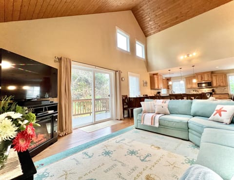 Enjoy the movie collection together or stream your favorite Netflix series!