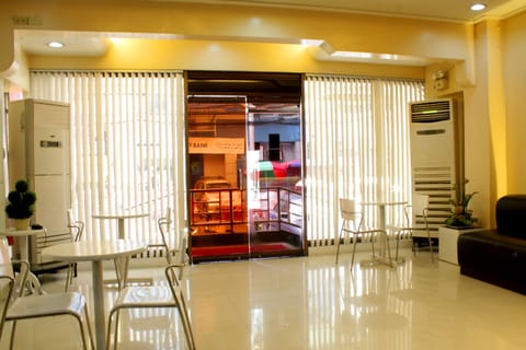 Interior entrance