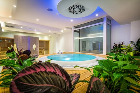 Indoor spa tub