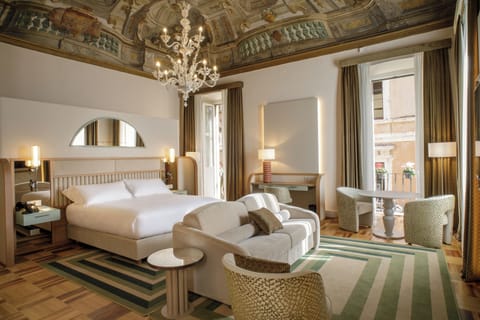 Suite, 1 King Bed (Rosetta) | Hypo-allergenic bedding available, minibar, in-room safe, desk