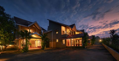 Front of property - evening/night