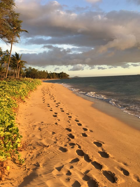 our beach for sunset and long walks