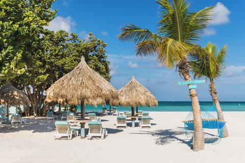 Beach nearby, white sand, free beach shuttle, free beach cabanas