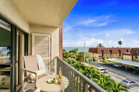 Private balcony with seating to enjoy morning coffee and a gentle sea breeze