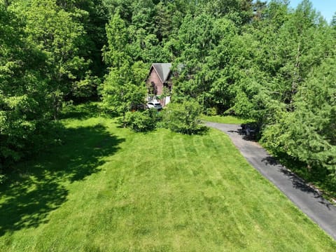 Log home in the country