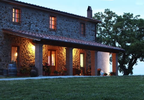 Front of property - evening/night