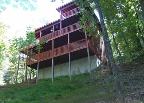 Three levels of private porches