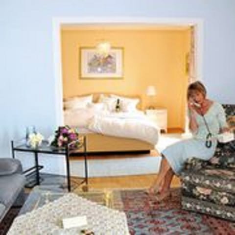 Hypo-allergenic bedding, down comforters, in-room safe, soundproofing