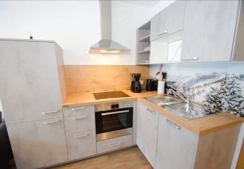 Apartment, 2 Bedrooms, Mountain View | Private kitchenette | Fridge, microwave, oven, stovetop