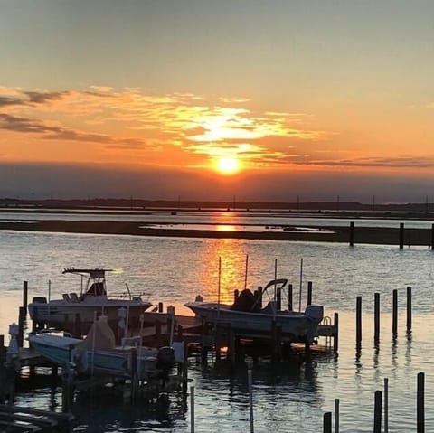 Sunset view from our deck