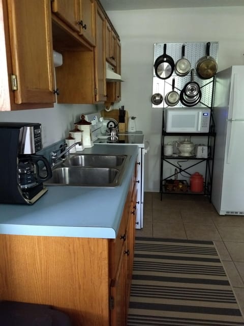 Updated with a new stove/oven March 2018  Furnished kitchen, microwave, toaster