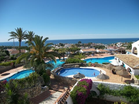 A view of the main pool complex