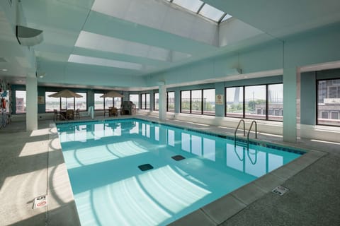 Indoor pool, open 6:00 AM to 10:00 PM, sun loungers
