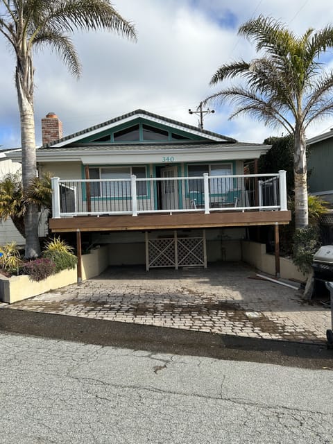 Front of House with Deck