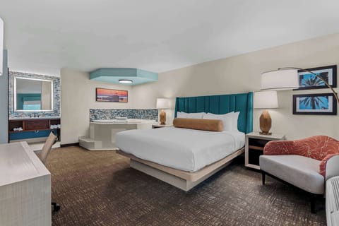 Pillowtop beds, individually furnished, desk, blackout drapes