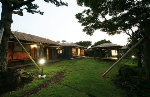 Front of property - evening/night