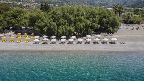 Private beach