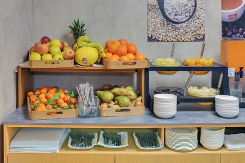 Daily buffet breakfast for a fee