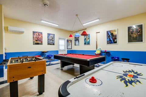 Game-room fully air-conditioned